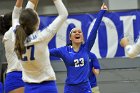 Volleyball vs Emerson  Wheaton College Women's Volleyball vs Emerson College. - Photo by Keith Nordstrom : Wheaton, Volleyball, VB2019